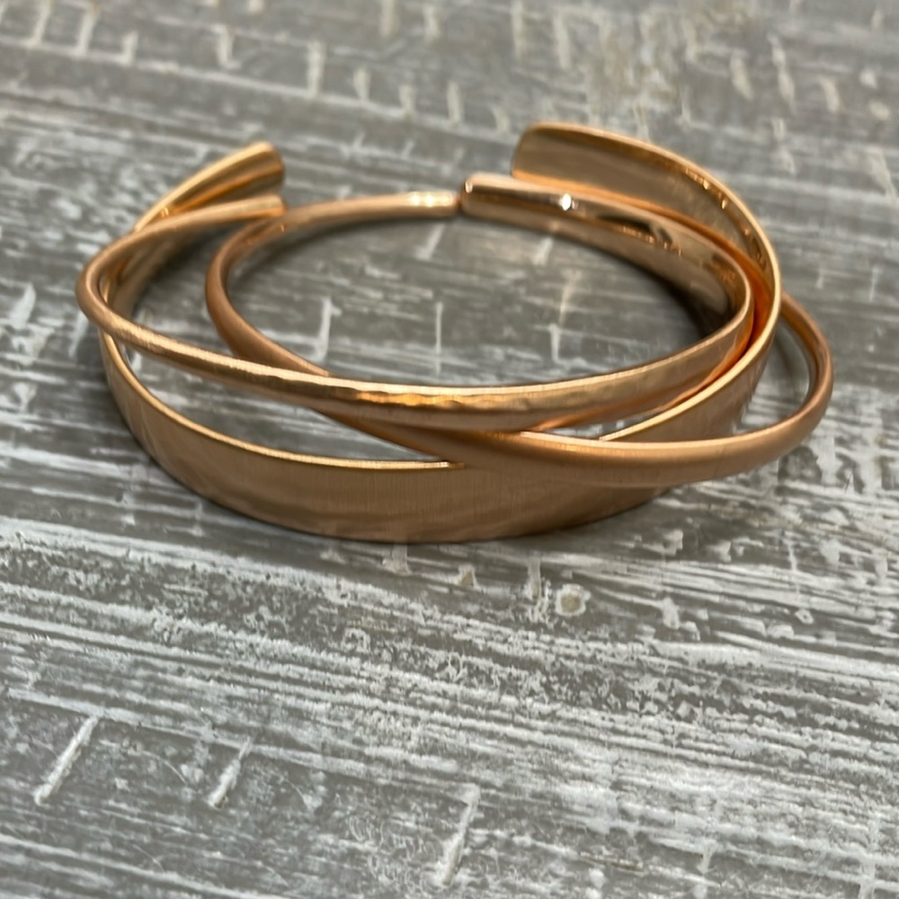 Kendra Scott Tiana Pinch Bracelet Set in Rose Gold
